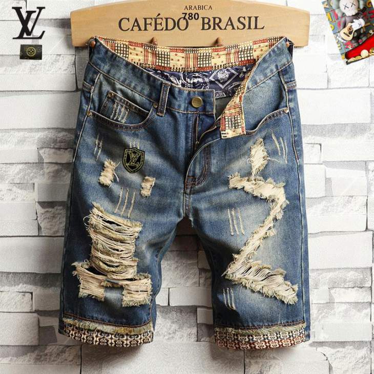Picture of LV Jeans Short _SKULVsz28-3825tr780011885